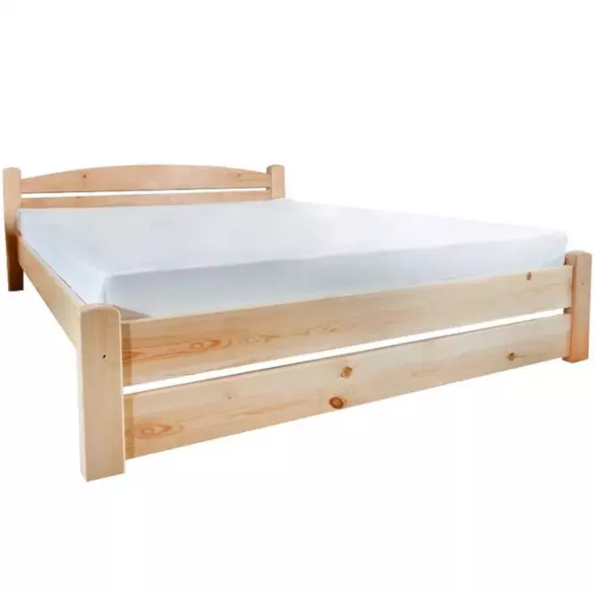 Łóżko T2 180 sosna naturalna