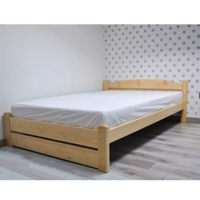 Łóżko T2 180 sosna naturalna