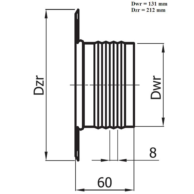 Rozeta ROZ125-ML