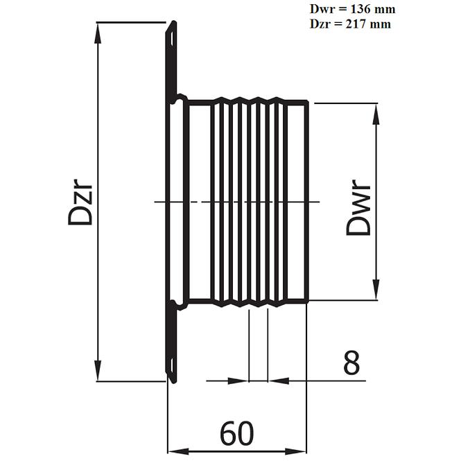 Rozeta ROZ130-ML