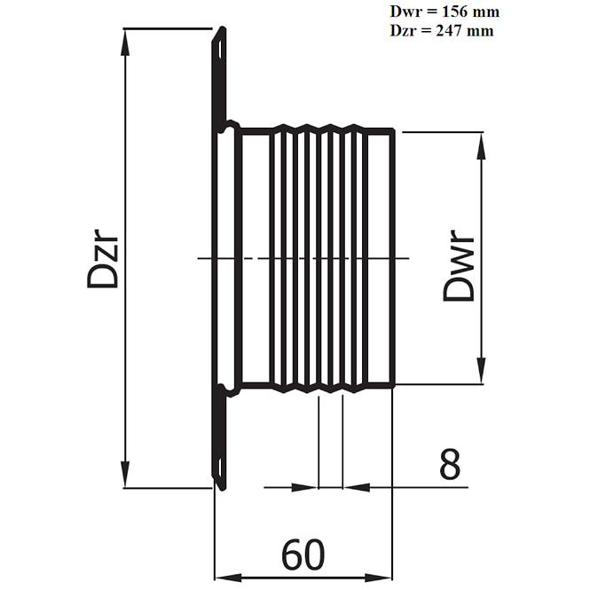 Rozeta ROZ150-ML