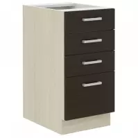 Szafka kuchenna Wiktoria chamonix/legno 40d 4s bb