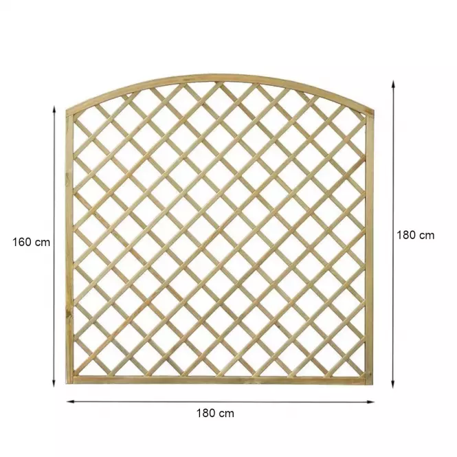 Kratka diagonalna R34 z łukiem 180x180/160