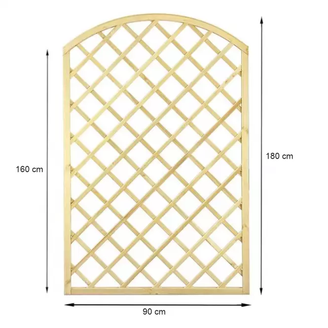 Kratka diagonalna R34 z łukiem 90x180/160