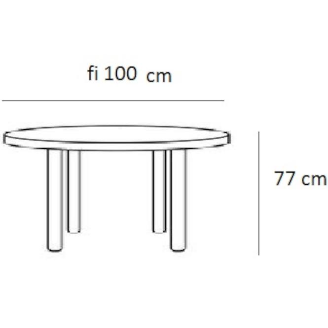 Stół ST33 FI100 biały mat AA