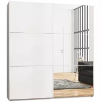 Szafa Vigo 200 cm biały/lustro