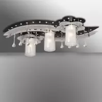 Lampa Star P-8365/3 BK+CR PL3