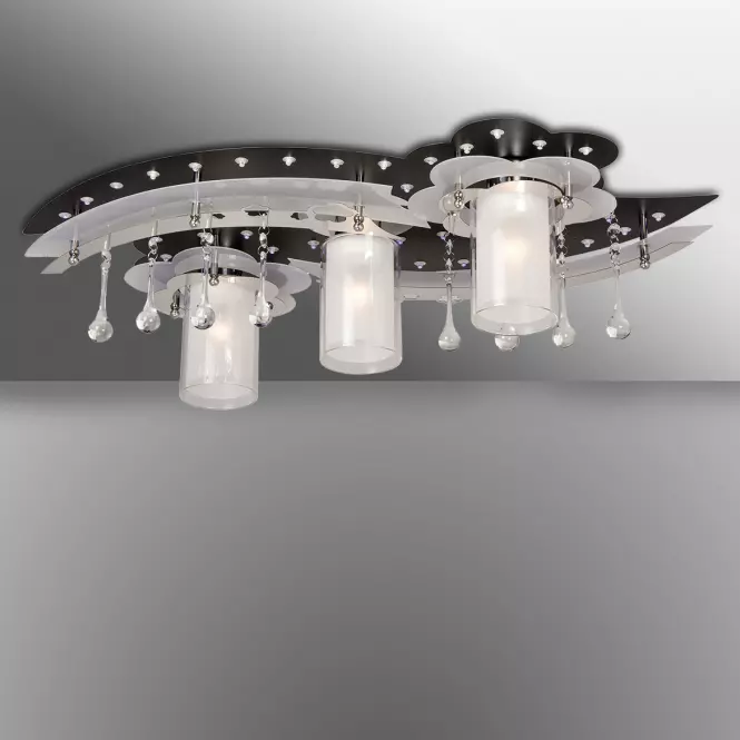 Lampa Star P-8365/3 BK+CR PL3