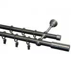 Karnisz II Stylus Fi 19 Tytan 160cm Leo