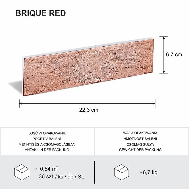 Kamień Gipsowy Brique Red
