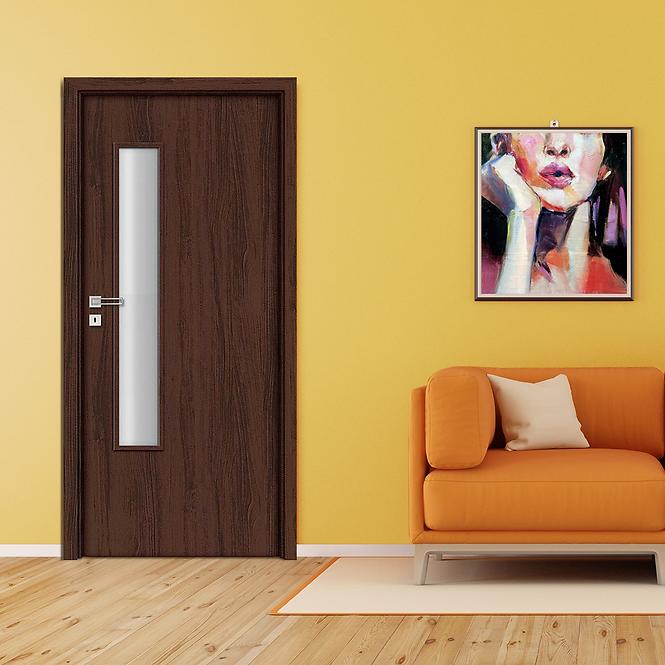Drzwi wewnętrzne Amaro 1 70P orzech klucz