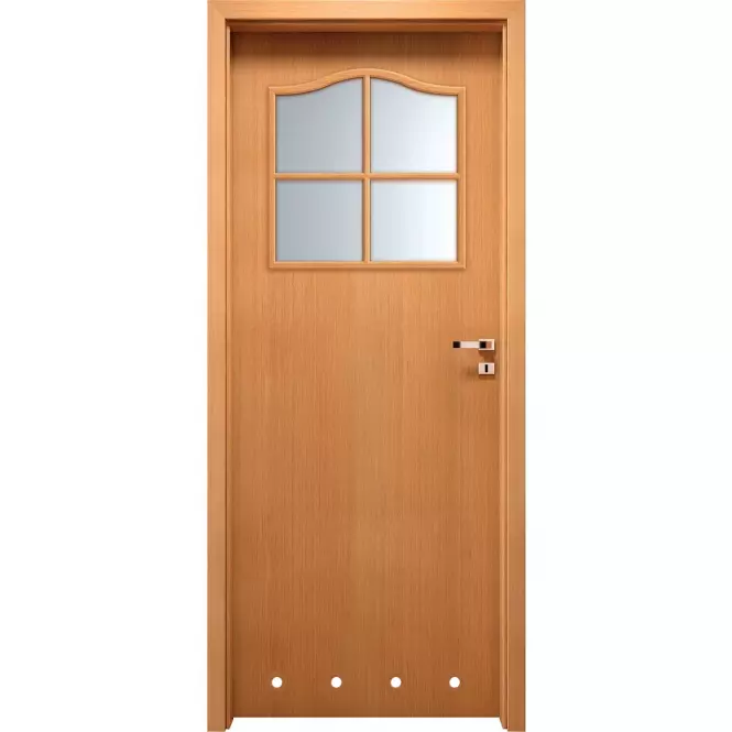 Drzwi wewnętrzne Norma 3 70L dąb B224 wc + tuleje wentylacyjne