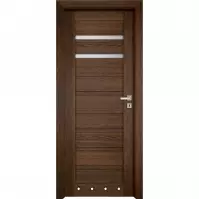 Drzwi wewnętrzne Sapri 2 70L dąb szlachetny WC + tuleje wentylacyjne