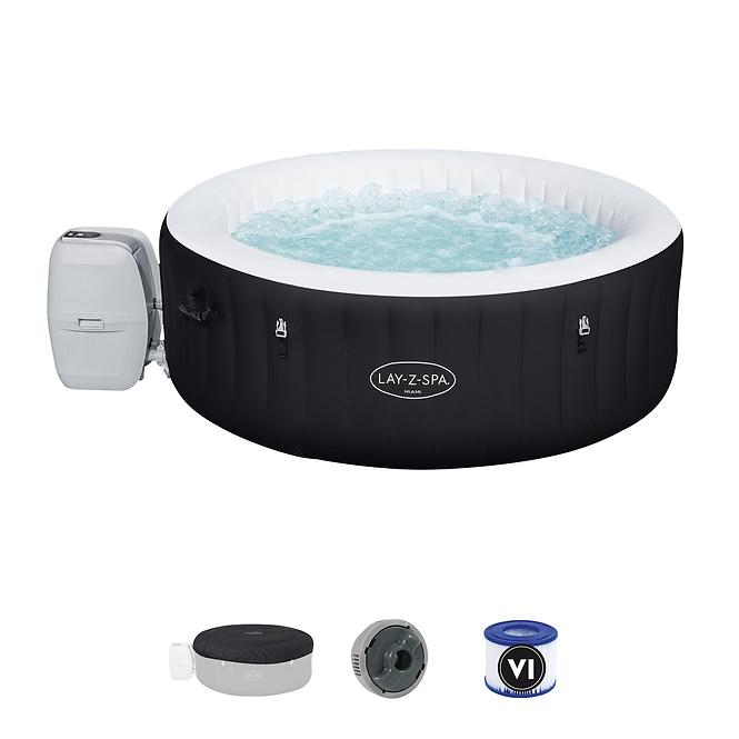 Jacuzzi ogrodowe z hydromasażem 1.80m x 66cm Miami 60001