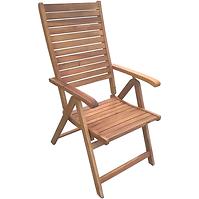 Krzesło ogrodowe drewniane 5-pozycyjne