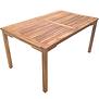 Drewniany prostokątny stół 150x90x75 cm