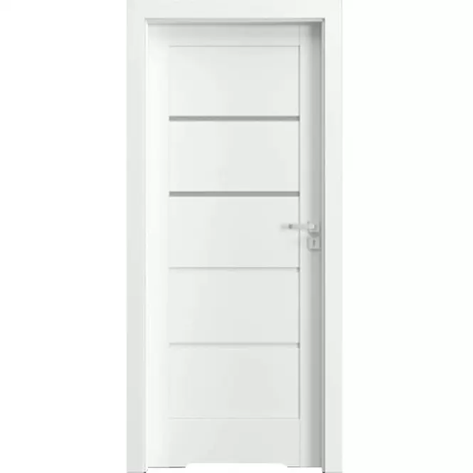 Drzwi wewnętrzne G2 70L wc + podcięcie biały decor