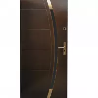 Drzwi zewnętrzne WZ 66 90 L dąb bagienny