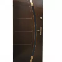 Drzwi zewnętrzne WZ 66 90L dąb bagienny