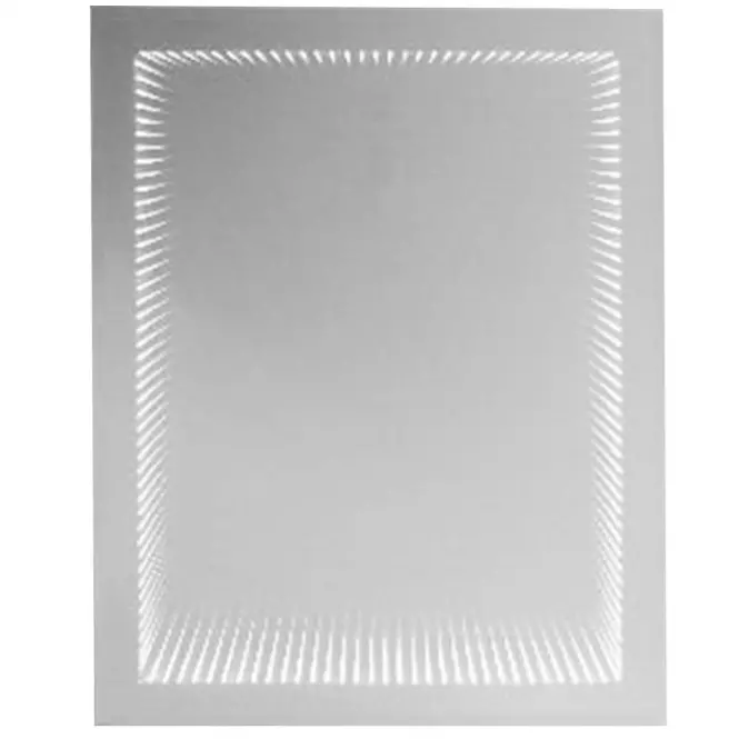 Lustro łazienkowe z oświetleniem LED efekt 3D 65x85