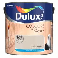 Dulux Kolory Świata Lateksowa Emulsja Do Ścian i Sufitów Beżowy Pled 2,5l