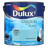 Dulux Kolory Świata Lateksowa Emulsja Do Ścian i Sufitów Turkusowy Klif 2,5l