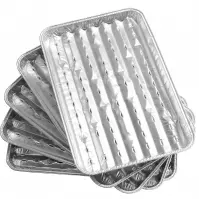 Aluminiowe tacki do grilla 5 szt. 19258