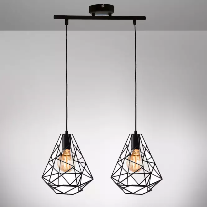 Lampa Smerek 2695/Z-B-2 Czarny LW2