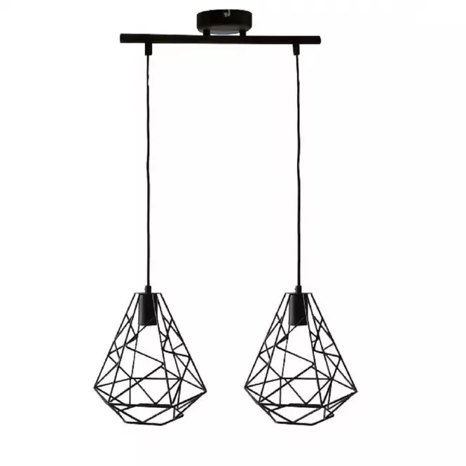 Lampa Smerek 2695/Z-B-2 Czarny LW2