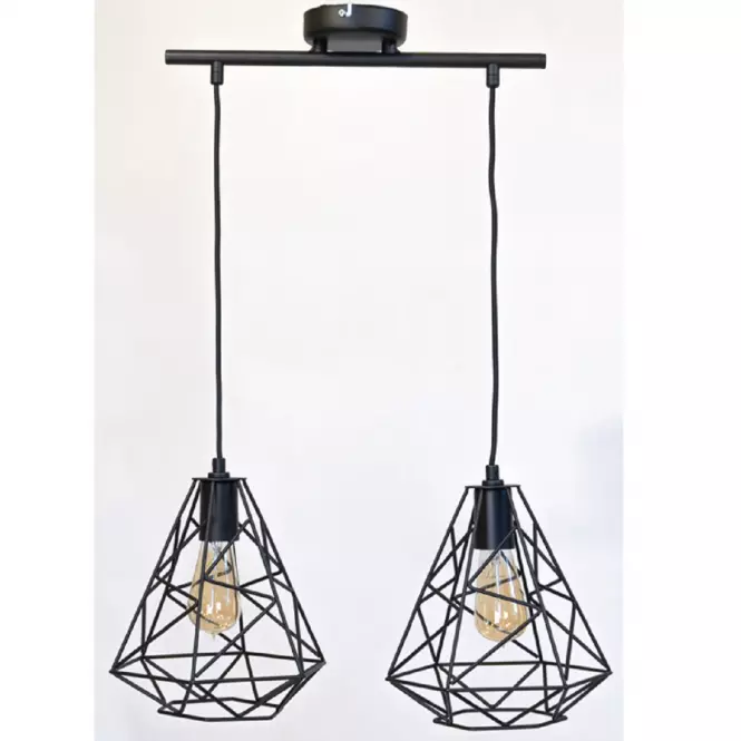 Lampa Smerek 2695/Z-B-2 Czarny LW2
