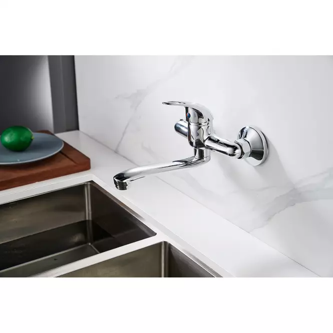Bateria umywalkowa Hapi L-15CM ścienna
