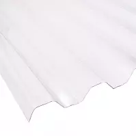 Płyta PCV trapez 2000 x 900 x 0,8 mm bezbarwna