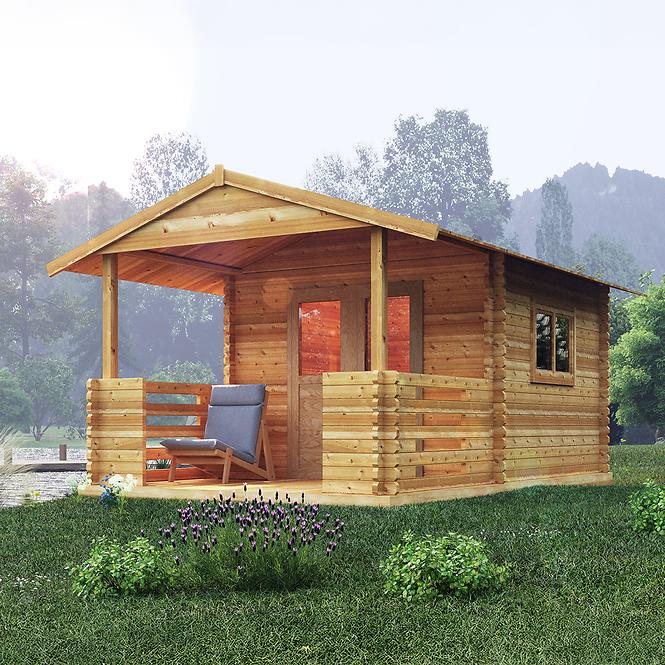 Domek Zuzia I 3x3m +taras 3x2m z oknem, z podłogą