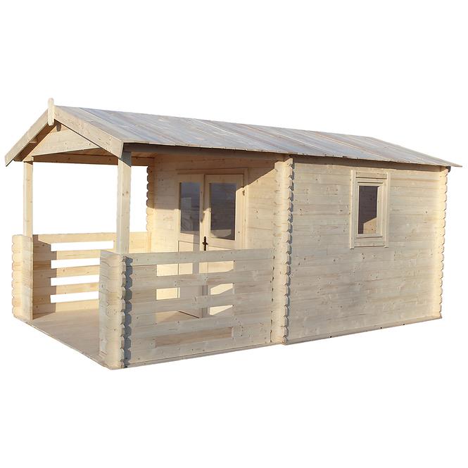Domek Zuzia I 3x3m +taras 3x2m z oknem, z podłogą