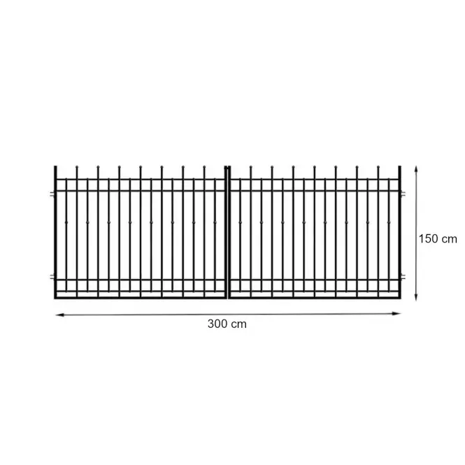 Brama Brema 3m 1500x3000
