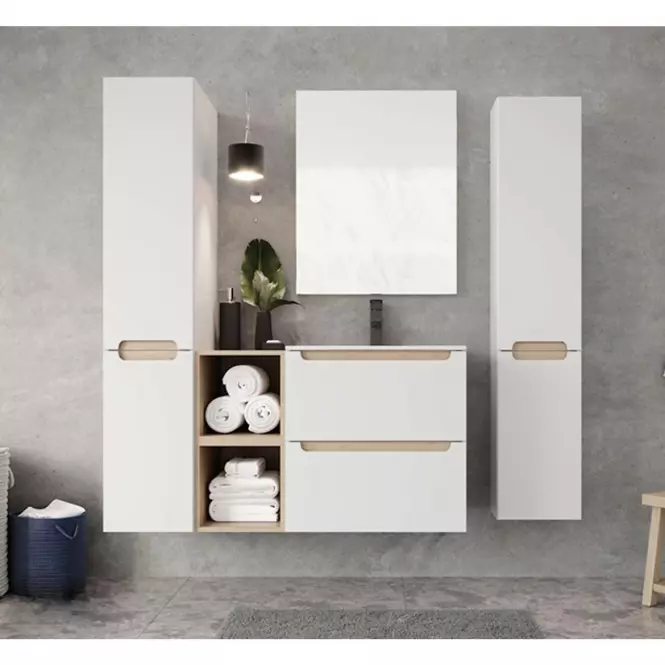 Szafka wisząca Fresh A30 1D0S biała,3