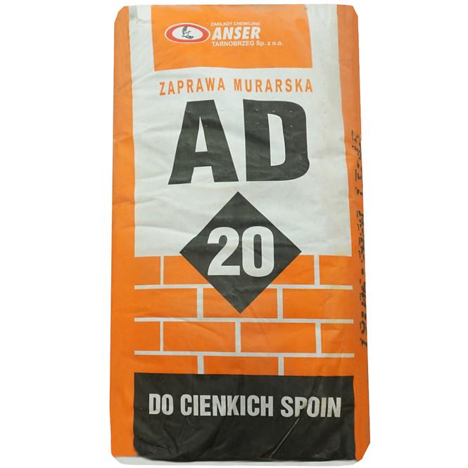 Zaprawa murarska do bloczków z betonu komórkowego AD20 25kg