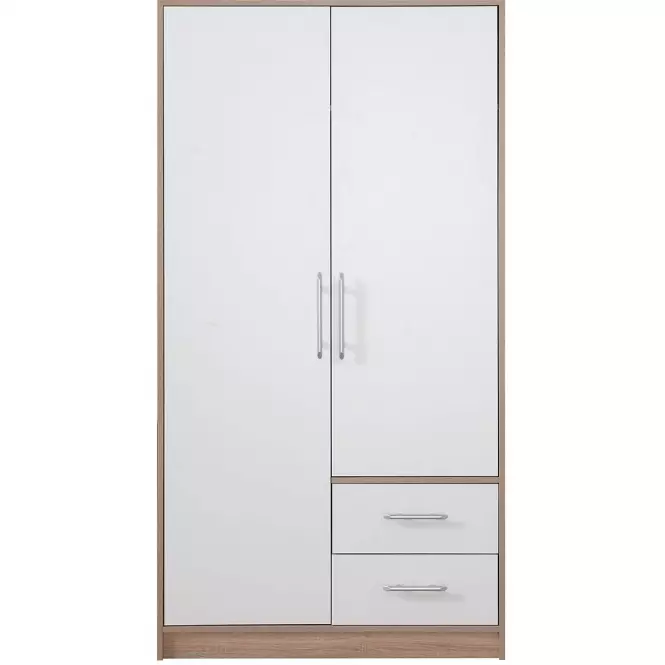 Szafa Smart SR3 100 cm dąb sonoma/biały