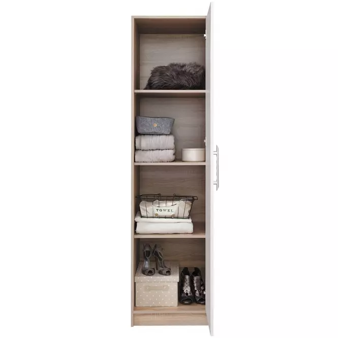 Szafa Smart SR5 50 cm dąb sonoma/biały