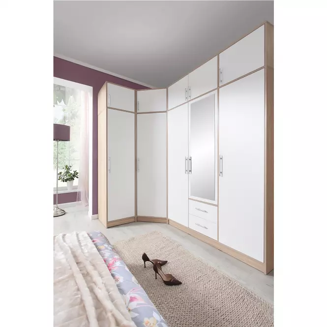 Szafa Smart SR5 50 cm dąb sonoma/biały