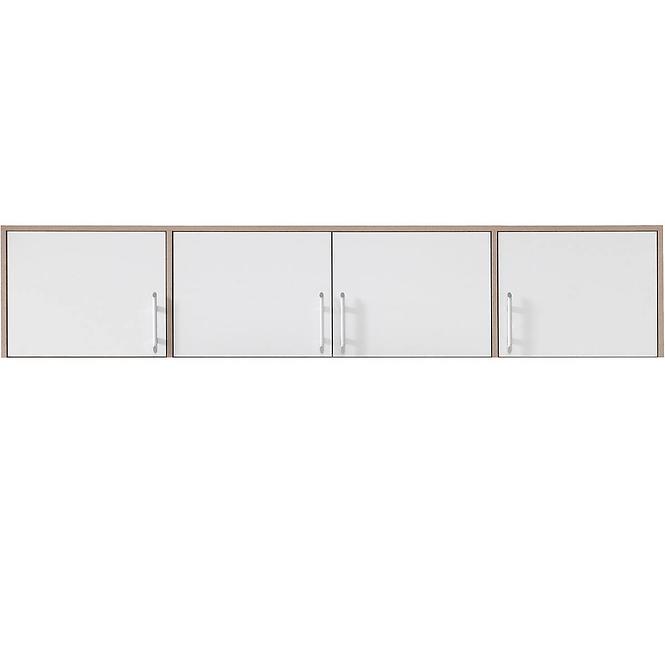 Nadstawka szafy Smart SRN1 200 cm dąb sonoma/biały