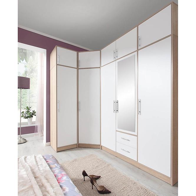 Nadstawka szafy Smart SRN5 50 cm dąb sonoma/biały