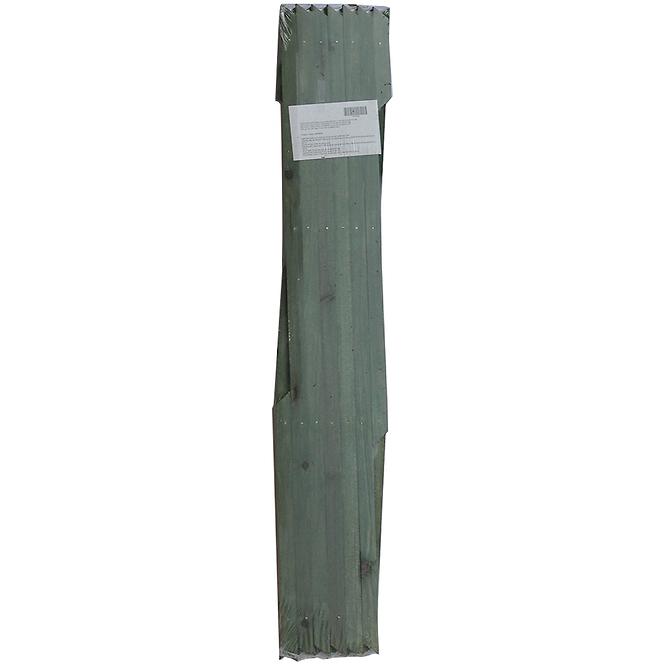 Zielona drewniana drabinka Txg 0618 H60x180