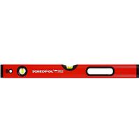 Poziomica czerwona Professional ze wskaźnikiem pion/poziom z magnesami 60cm SCHEDPOL