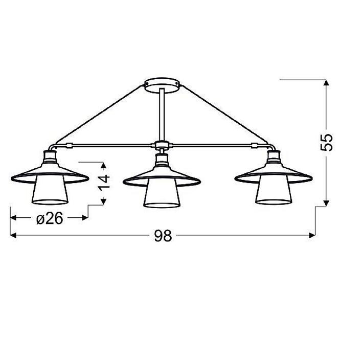 Lampa  Loft 33-43115 LW3