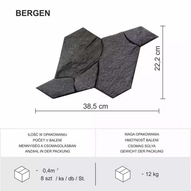 Kamień Betonowy Bergen