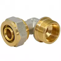 Kolanko pex 16x1/2 gz-system skręcany