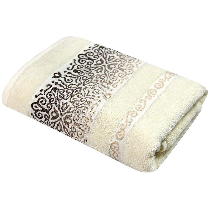 Ręcznik Arabesca 50X90 ecru (500GSM)