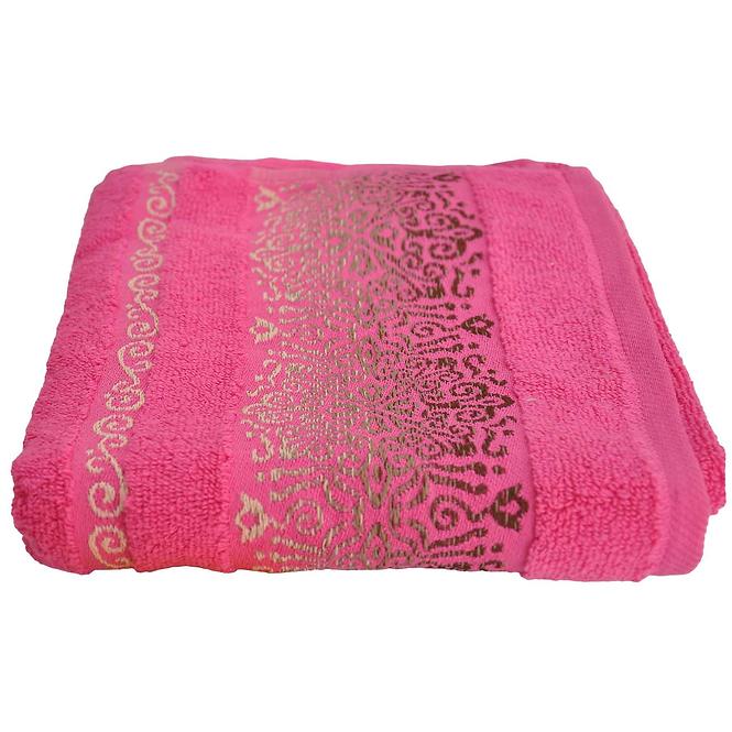 Ręcznik Arabesca 50X90 amarant (500GSM)