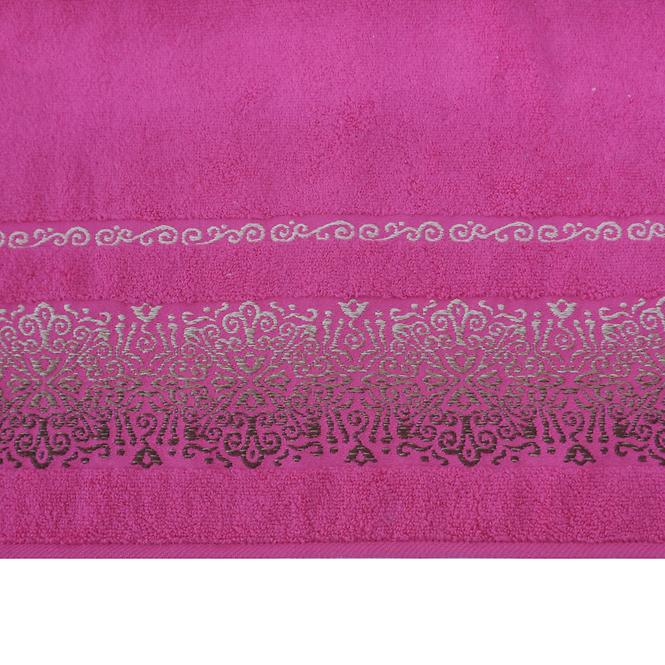 Ręcznik Arabesca 70X140 amarant (500GSM)